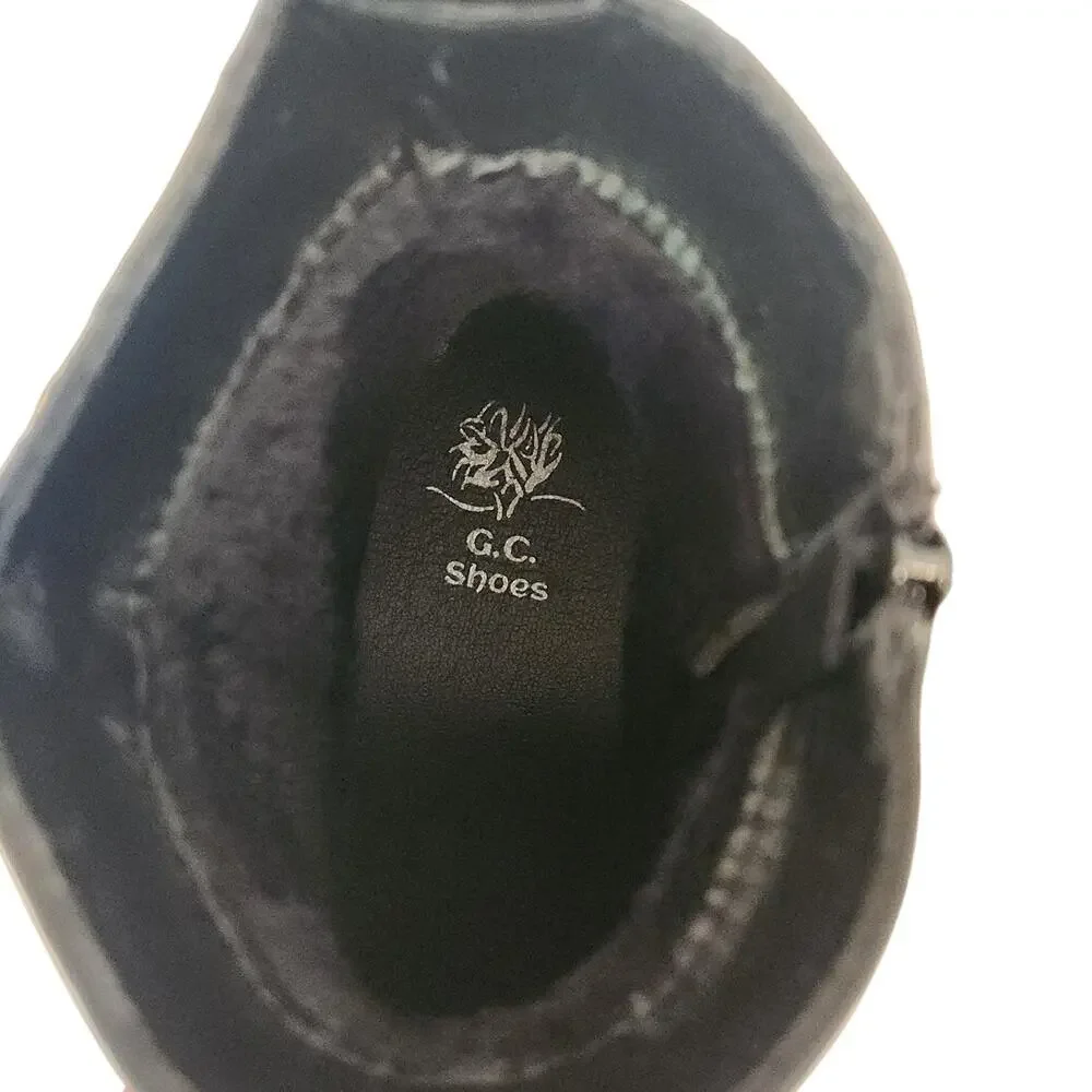 New GC Georgia Black Bootie Biker 9.5M